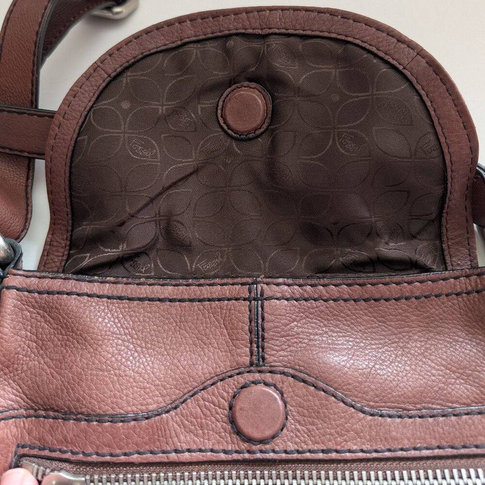 Fossil Brown Crossbody Bag - Picture 10 of 16